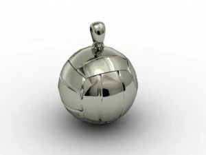 volleyball ball pendant 3D Print Model