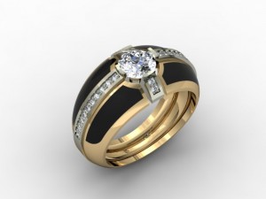 jewellery man ring 3D Принт Модель