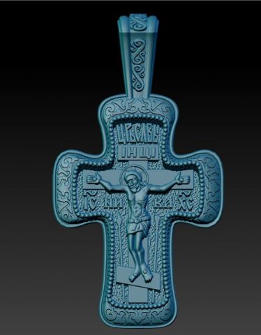 cross pendant Modelo de impresión 3D .c4d .max .obj .3ds .fbx .stl .blend 