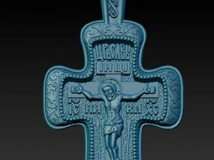 十字架吊坠 3D 打印模型