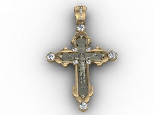 jewellery cross jesus christ 3Dプリントモデル