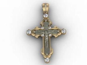 jewellery cross jesus christ 3D Print Model
