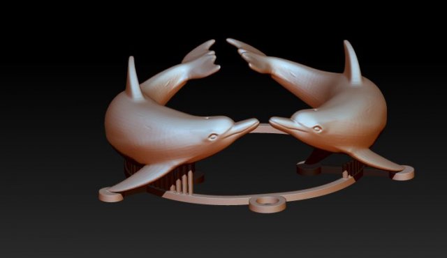dolphin 3Dモデル .c4d .max .obj .3ds .fbx .stl .blend 