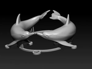 delfino Modello 3D