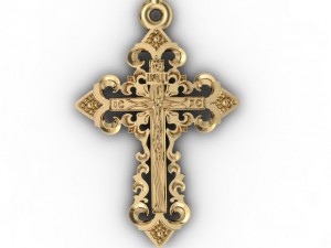 jewelry cross 3D Print Model