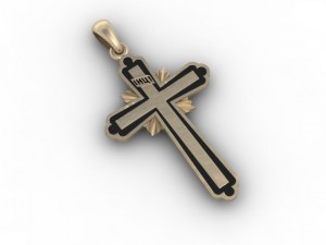 jewellery cross 3D-printmodel