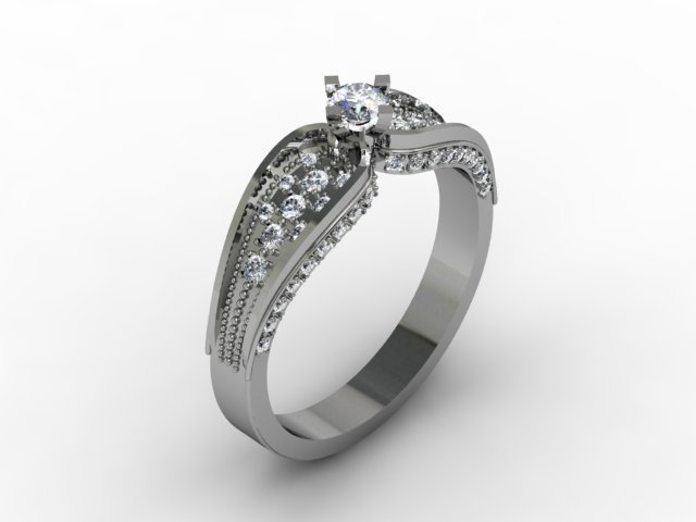 jewellery ring Model Cetak 3D .c4d .max .obj .3ds .fbx .stl .blend 