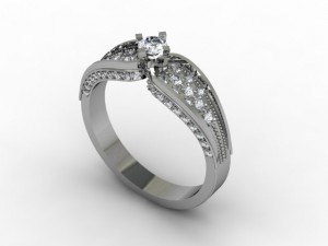 jewellery ring Model Cetak 3D