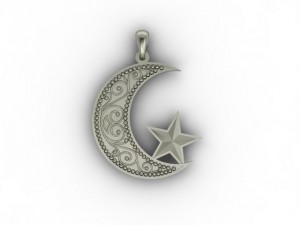 muslim pendant 3D Baskı Modeli