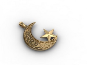 muslim pendant 3D Baskı Modeli