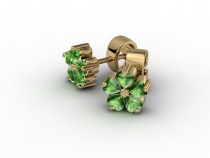 jewellery earring puset 3Dプリントモデル