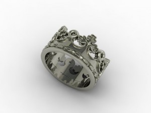 crown ring Modello di stampa 3D