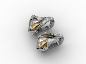 calla earring Modèles 3D en vedette