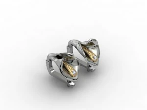 calla earring 3D Print Model