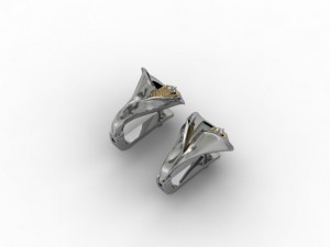 calla earring Modelo de impresión 3D