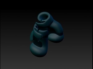 boxing gloves 3D Model