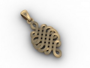 knot pendant 3Dプリントモデル
