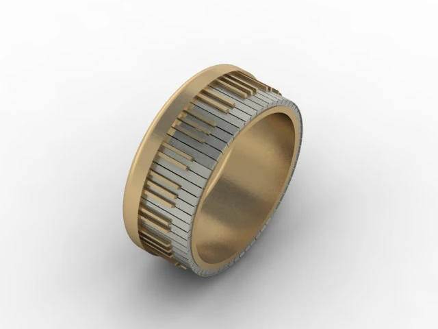 anello del pianoforte Modello di stampa 3D .c4d .max .obj .3ds .fbx .stl .blend 