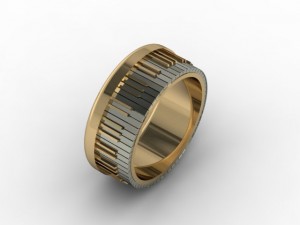 piano ring 3Dプリントモデル