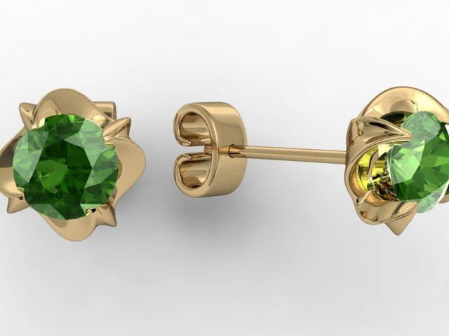 jewellery puset earring 3D Print Model .c4d .max .obj .3ds .fbx .stl .blend 