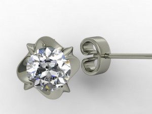 jewellery puset earring Model Cetak 3D