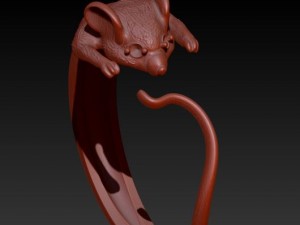 mouse ring Modello di stampa 3D