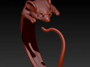 mouse ring 3D Print Model