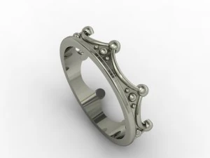 crown ring 3D Print Model