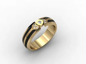 आभूषण की अंगूठी 3D प्रिंट मॉडल