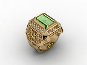 jewellery man ring 3D Принт Модель