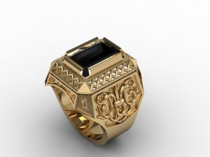 jewellery man ring 3D-Druckmodell