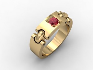 jewellery man ring 3D Принт Модель