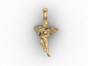 angel pendant 3D Принт Модель