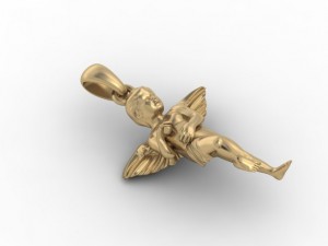 angel pendant 3D Print Model