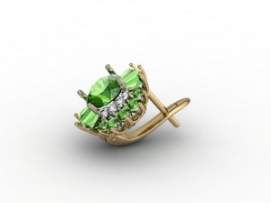 earring 3D 프린트 모델