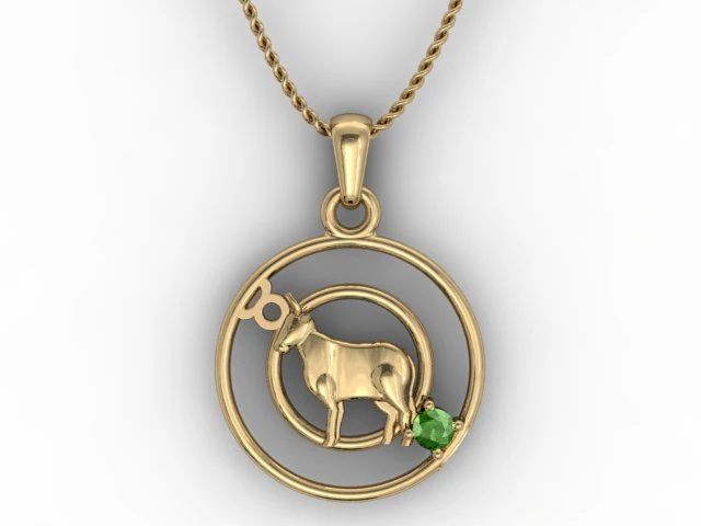 pendant taurus 3D Print Model .c4d .max .obj .3ds .fbx .stl .blend 