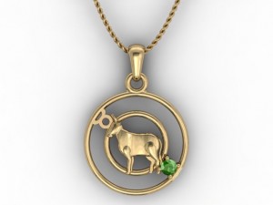pendant taurus 3D Print Model