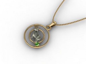pendant taurus 3D Print Model