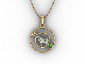 pendant taurus 3D Print Model