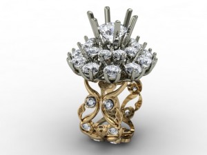 jewellery ring Modelo de Impressão 3D
