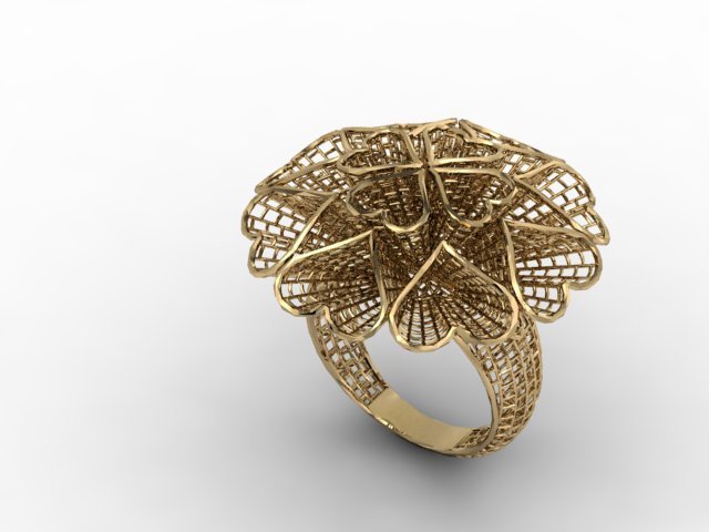 jewellery ring 3D Print Model .c4d .max .obj .3ds .fbx .stl .blend 