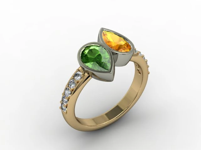 jewellery ring 3D Print Model .c4d .max .obj .3ds .fbx .stl .blend