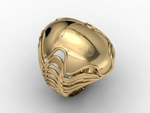 anillo de joyer&iacute;a Modelo de impresión 3D