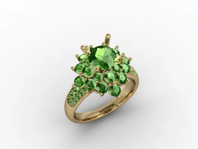 jewellery ring 3D Print Model .c4d .max .obj .3ds .fbx .stl .blend 