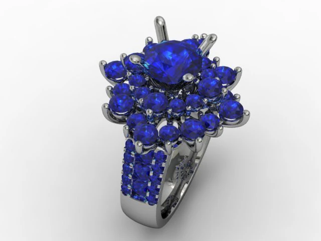 jewellery ring 3D Print Model .c4d .max .obj .3ds .fbx .stl .blend