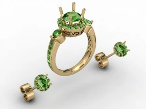 set di gioielli Modello di stampa 3D