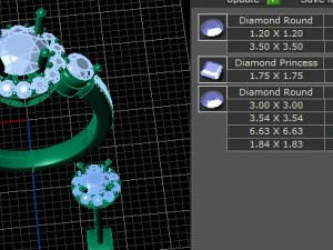 set di gioielli Modello di stampa 3D