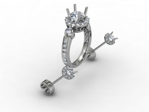 jewellery set Model do druku 3D