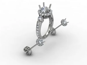 set di gioielli Modello di stampa 3D