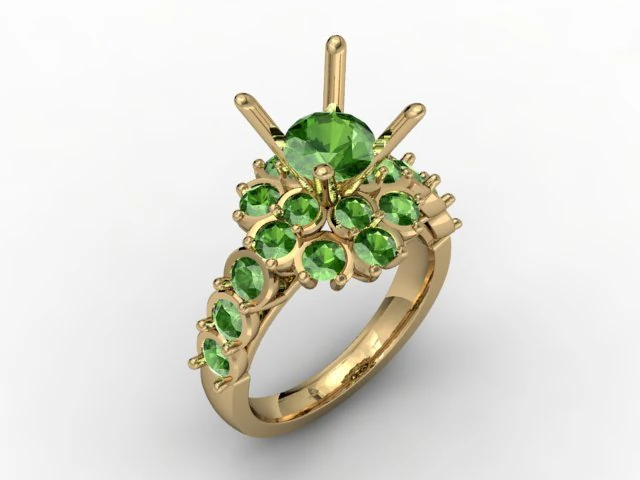 jewellery ring 3D Print Model .c4d .max .obj .3ds .fbx .stl .blend 